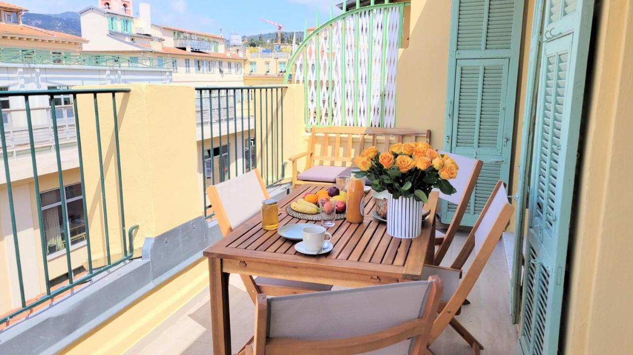 Ze Perfect Place - Opera Nice - Appartement 2 Chb - Ac - Terrasse 외부 사진
