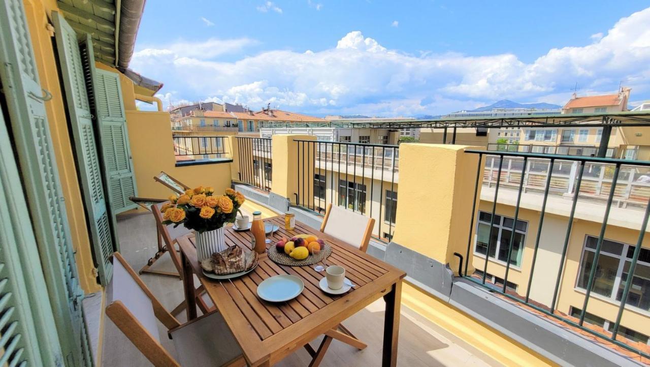 Ze Perfect Place - Opera Nice - Appartement 2 Chb - Ac - Terrasse 외부 사진