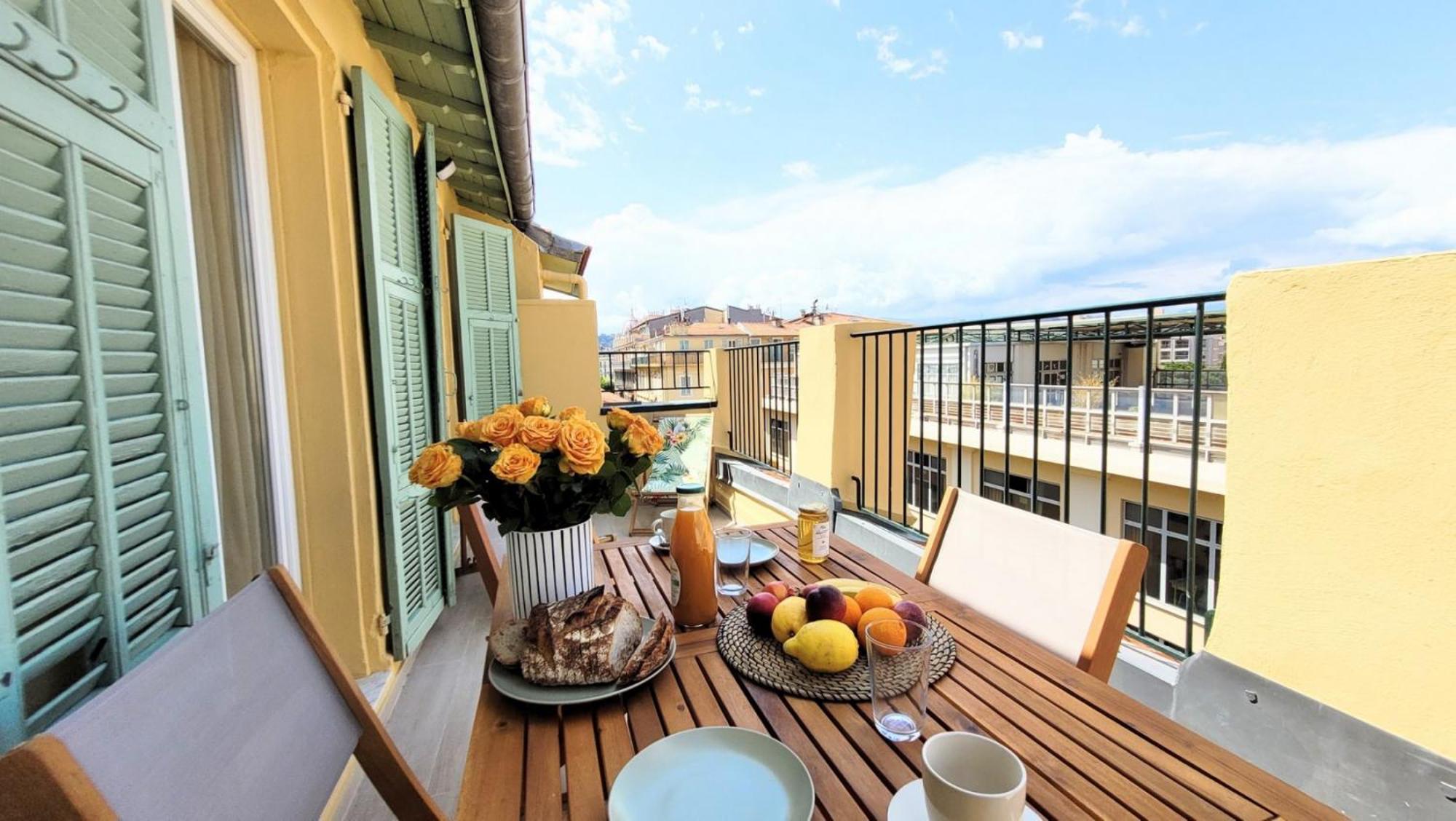 Ze Perfect Place - Opera Nice - Appartement 2 Chb - Ac - Terrasse 외부 사진